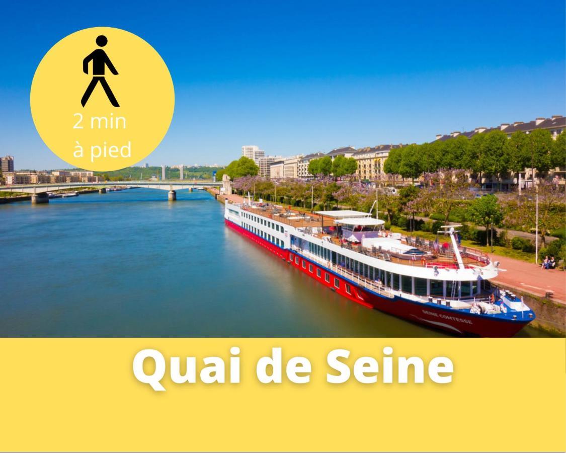 4 People+Free Street Parking+Cosy Centre Ville Lejlighed Rouen Eksteriør billede