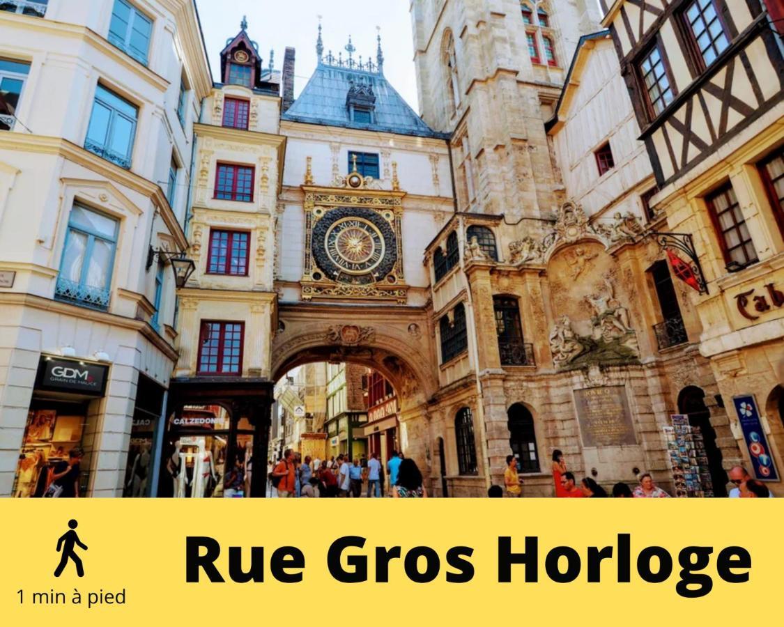 4 People+Free Street Parking+Cosy Centre Ville Lejlighed Rouen Eksteriør billede