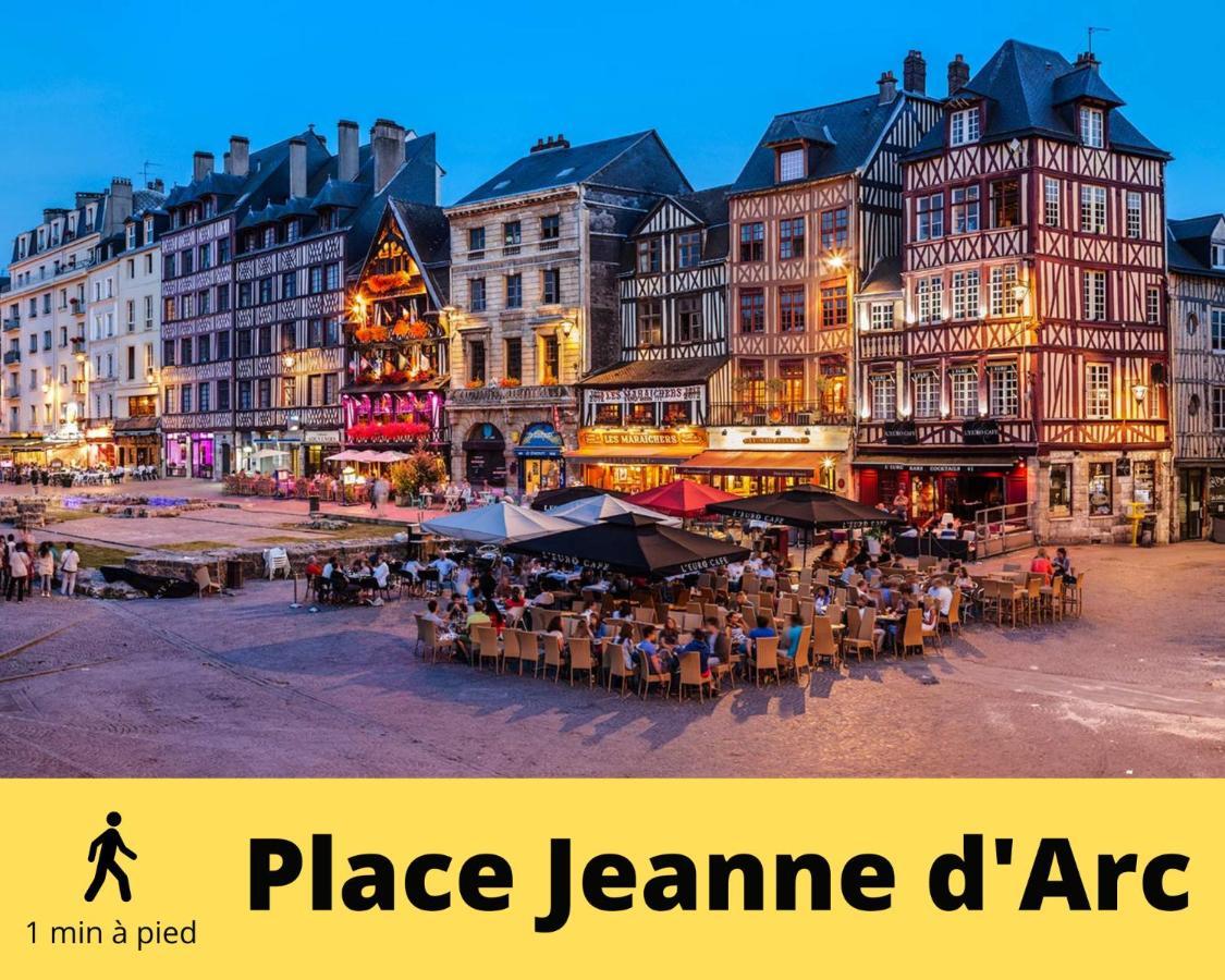 4 People+Free Street Parking+Cosy Centre Ville Lejlighed Rouen Eksteriør billede